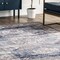 Nuloom Drina Distressed Machine Washable Area Rug 4ft x 6ft BIRV36A-406 - alternate 9